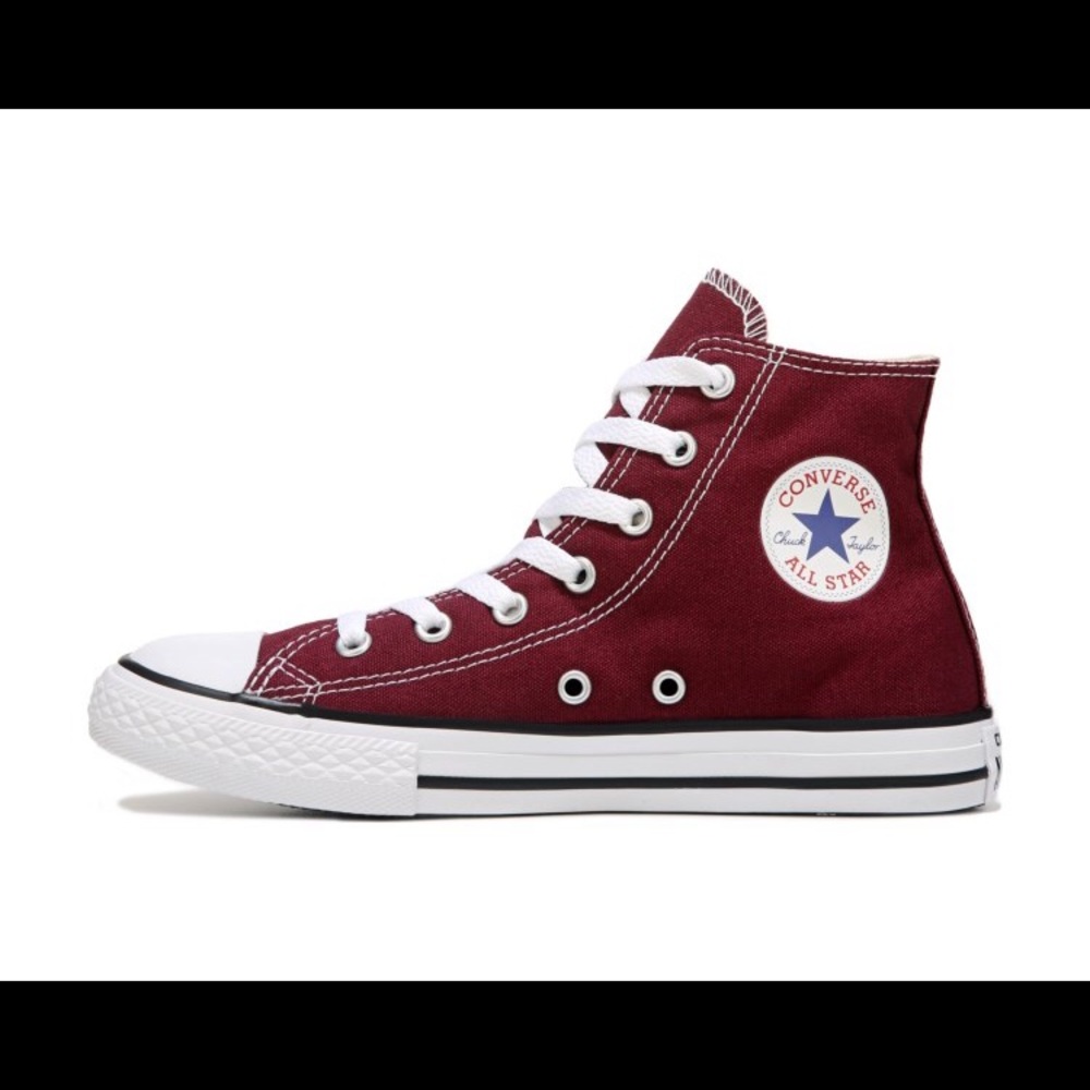 Converse Hightops Burgundy 5.5 M/7.5 W